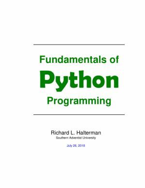 Fundamentals of Python Programming